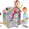 Playhouse en carton bricolage pour les enfants